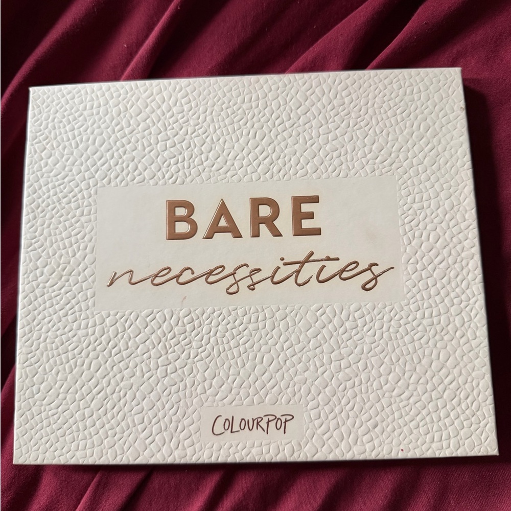 ColourPop Bare Essentials Palette with Textured White Cover